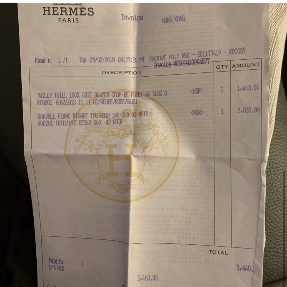 Hermes rivage sandals - Picture 5 of 5